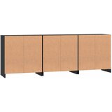  Kreveta 3 pcs Crni hrast 70 x 41 x 75 cm Konstruirano drvo | shoptok.hr