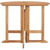  Sklopivi vrtni blagovaonski stol Ø 90 x 75 cm masivna tikovina | Eponuda.com