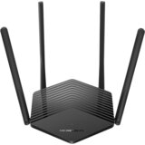 Mercusys MR60X AX1500 Dual-Band Wi-Fi 6 Router, 300 Mbps at 2.4 GHz + 1201 Mbps at 5 GHz, 4× Fixed External Antennas, 2× Gigabit LAN Ports, 1× Gigabit WAN Port, 1024-QAM, OFDMA,APP, | Eponuda.ba