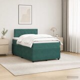  Boxspring krevet s madracem Tamnozelena 120 x 200 cm Baršun | shoptok.hr
