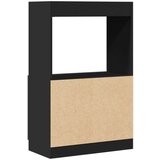 vidaXL Visoka omara črna 63x33x100 cm inženirski les | Shoptok.si