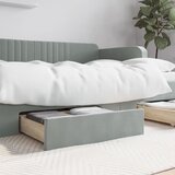 vidaXL Ladice za pohranu na krevetu 2 kom. izrađeno drvo i baršun | shoptok.hr