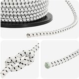  Bungee užadi 10 mm Crna i bijela PP i guma | shoptok.hr