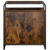  Komoda Dimljeni hrast 68 x 35 x 75 cm Konstruirano drvo - Dimljeni hrast 68 x 35 x 75 cm | shoptok.hr