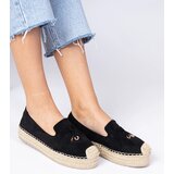 Gemre Black espadrilles with thick sole Elviola | shoptok.hr