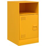 Maison Chic Nočna omarica - Nočna miza gorčično rumena 34,5x39x62 cm jeklo, (21688984) Cene