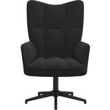  Stol za sproščanje črn žamet, (20957780) | Shoptok.si