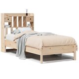  Krevet s regalom za knjige bez madraca 90x200 cm od borovine | shoptok.hr