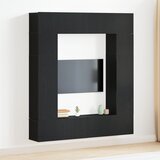vidaXL 8-delni TV kabinet set Črni hrast inženirski les, TV stenske enote (set 2) - črni hrast, 80x30x30 cm, narejeno iz inženirskega lesa, Wall-Mounted TV Units - 2 kosi črni hrast, 30,5x30x90 cm, narejeno iz inženirskega lesa, Wall Mounted TV Units 2 kosi črni hrast 30,5x30x30 cm | Shoptok.si