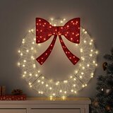  Vijenac s 60 LED svjetlima Topla bijela 76 x 76 x 8,5 cm Akril | shoptok.hr