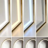 REA Bath Ogledalo LED Orbit 60x170cm Brush Gold | Shoptok.si