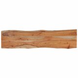 Stolna ploča 180x40x2,5 cm pravokutna bagremovo drvo živi rub | Eponuda.com