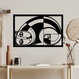 Wallity zidna dekoracija fıbonaccı, 56 x 36,5 cm, crna | ePonuda.com