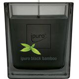 IPURO Essential Black Bamboo dišeča sveča - 125 g | Shoptok.si