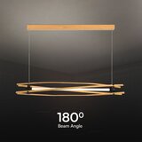  LED luster na sajli LED/15W/230V 3000K braon | Eponuda.com
