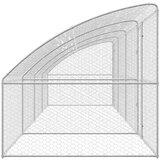  Kućica za pse s pohranom 4 pcs Srebrno 8 x 2 x 2 m Čelik | shoptok.hr
