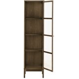 House Nordic Temno rjava vitrina v hrastovem dekorju 47x180x40 cm Zamora – | Shoptok.si