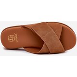 Boto Women&#039;s Platform Sandals With Intertwined Straps Camel Rinasara | ePonuda.com