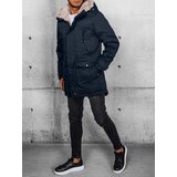 DStreet Kurtka zimowa męska parka granatowa | Shoptok.si