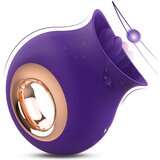 SuperLove Perfect Oral Licking & Vibrating Stimulator Purple Cene