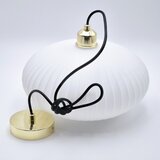  Visilica na sajli HARMA 1xE27/15W/230V prečnik 30 cm bela/zlatna | Eponuda.com