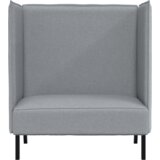 vidaXL Sofa z visokimi nasloni Svetlo siva 109x56x121 cm Tkanina | Shoptok.si