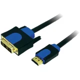 Logilink HDMI/DVI kabel 3m, crn, CHB3103