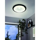 Eglo Acolla 1 plafonjera/1, led, 11w, 950lm, prom 370, crna/staklo/kristali | shoptok.hr