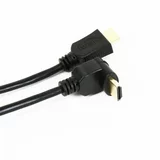 Omega kotni HDMI kabel 3M, 10,2Gbit, pozlačeni kontakti
