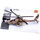  Wange konstrukcijske kocke borbeni helikopter AH-64, 259 dijelova | shoptok.hr