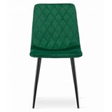  TURIN stolica - tamno zeleni baršun x 1 | shoptok.hr