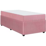  Konstrukcija postelje z vzmetnico Roza 90 x 190 cm blago, (5000124098) | Shoptok.si