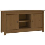 Maison Chic TV omarica - TV stojalo - Televizijska omarica medeno rjava 103x36,5x52 cm trdna borovina, (21702077) | Shoptok.si