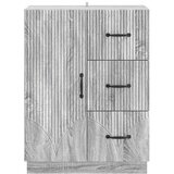  Kreveta Siva sonoma 66 x 34,5 x 87 cm Konstruirano drvo | Eponuda.ba