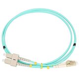 Lanplus Patchcord SC/UPC-LC/UPC MM OM3, duplex, 2.0m Cene