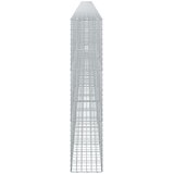  Gabion s žicom debljine 3,5 mm i mrežom 5x10 cm 1150x30x150 cm | shoptok.hr