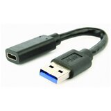 Gembird USB 3.1 AM to Type-C female adapter cable, 10 cm, black | shoptok.hr