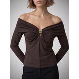 Sinsay Bluza s ukrasnim nabiranjem | shoptok.hr