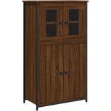  The Living Store Visoka omarica rjavi hrast 62x32x106,5 cm inženirski les - Visoka Omarica, (21444908) | Shoptok.si