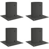  Okrugli sidrište u zemlji 4 pcs Antracit 18 x 18 x 15 cm Metal | Eponuda.ba