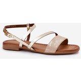 Maciejka Leather Women's Sandals with Flat Heel | Shoptok.si