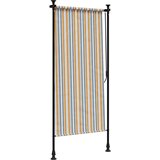  Vanjska roleta žuto-bijela 100 x 270 cm od tkanine i čelika | shoptok.hr