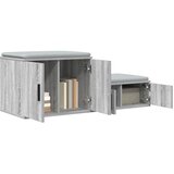Ormarić za pohranu 2 pcs Siva Sonoma 127 x 41 x 40 cm | shoptok.hr