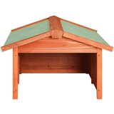 vidaXL Garaža za robotsko kosilnico 72x87x50 cm lesena | Shoptok.si