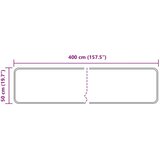 Traka za tepih MARSA Crna 50 x 400 cm Poliester i PVC | shoptok.hr