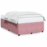 Furnova Posteljni okvir roza 120x200 cm žamet, (21931573) | Shoptok.si
