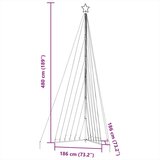 vidaXL LED božićno drvce 789 LED hladno bijelo 476 cm | shoptok.hr