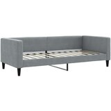 vidaXL Izvlečna dnevna postelja svetlo siva 90x200 cm blago | Shoptok.si
