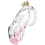 Guardian Chastity Cage Clear Size 4