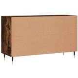 vidaXL Komoda dimljeni hrast 100x36x60 cm inženirski les | Shoptok.si
